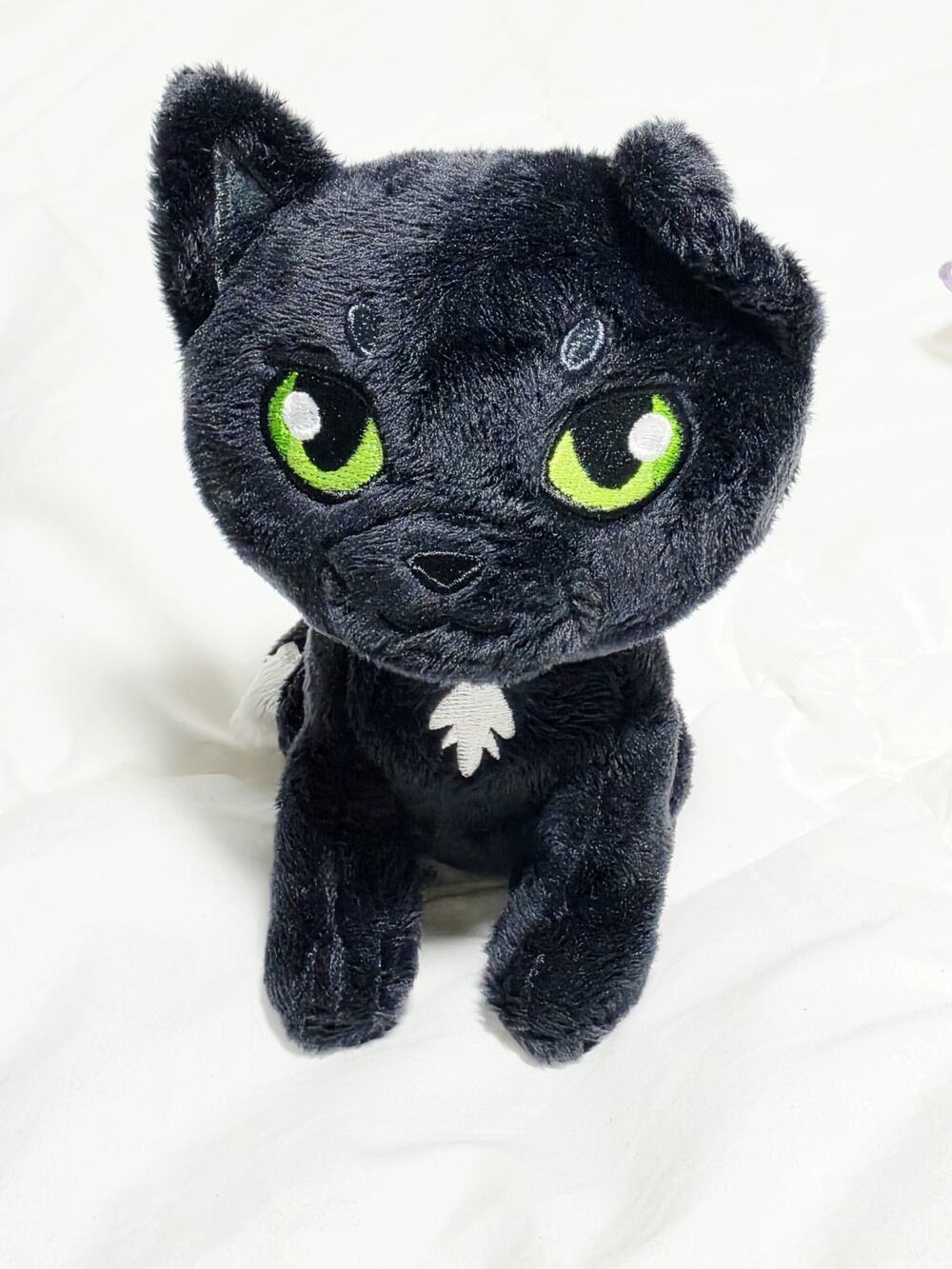 Warrior Cats Ravenpaw 6” Mini Plush Series Two Retired Discontinued Green Eyes